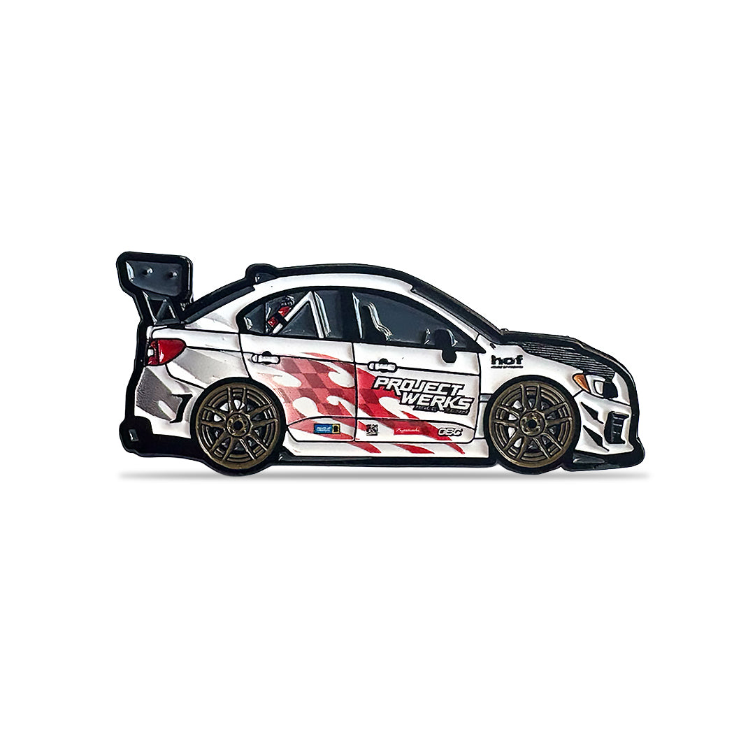 White Time Attack "VA" Pin