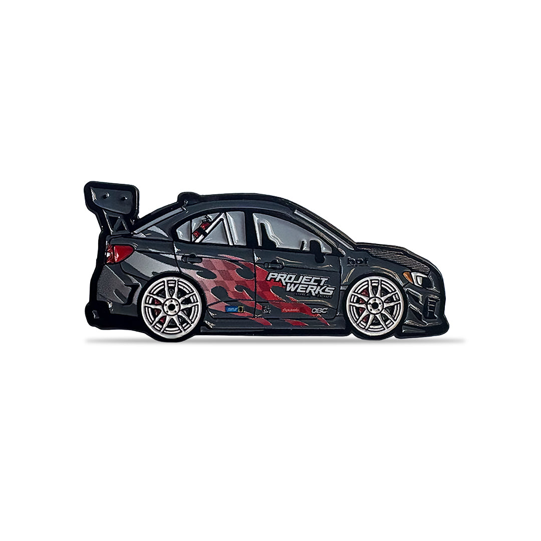 Grey Time Attack "VA" Pin