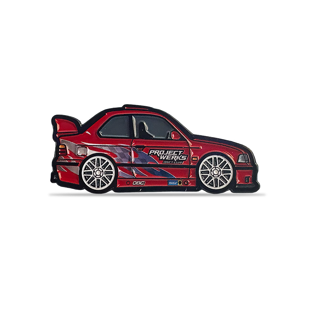 Hellrot Drift Club "E36" Pin