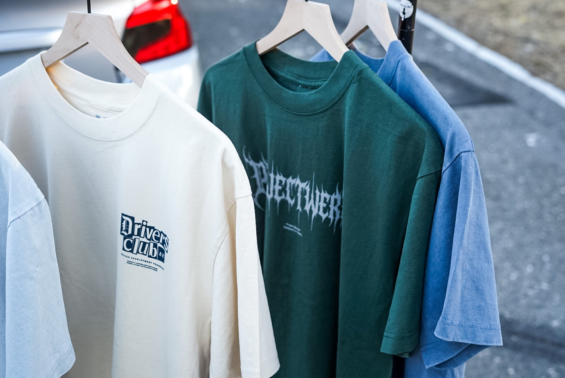 Driver Club Cream Boxy Tee