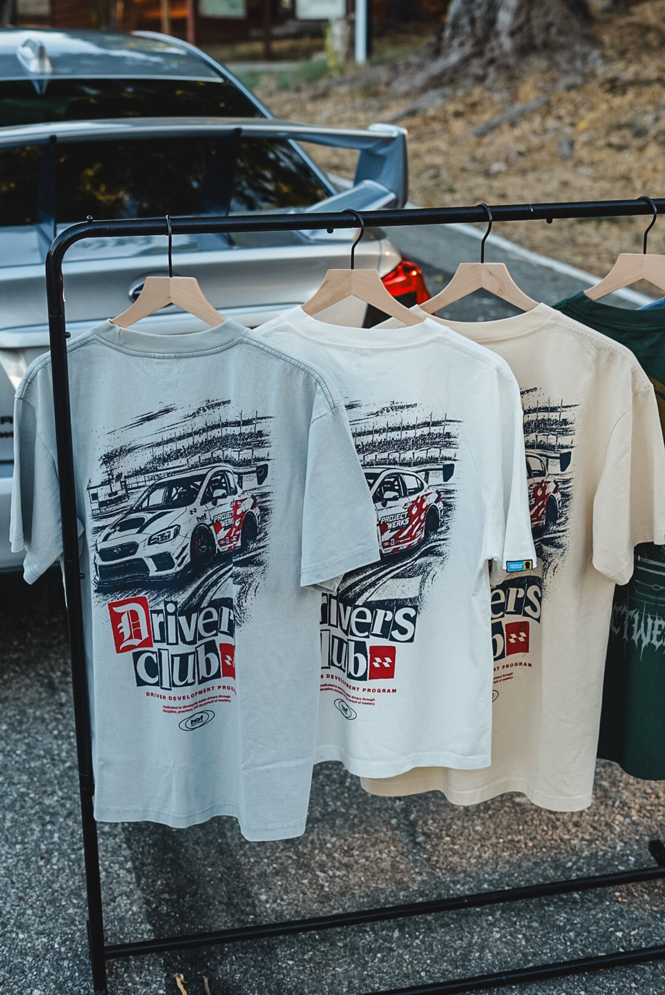 Driver Club Light Grey Boxy Tee