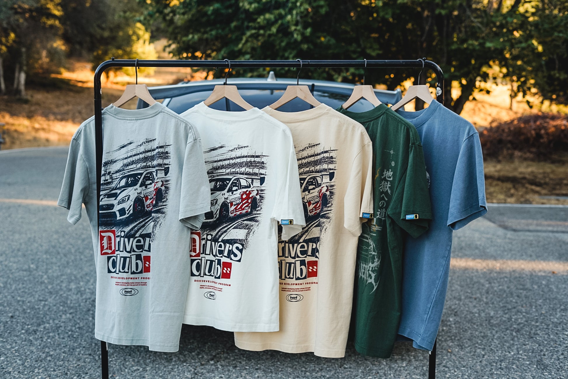 Driver Club White Boxy Tee