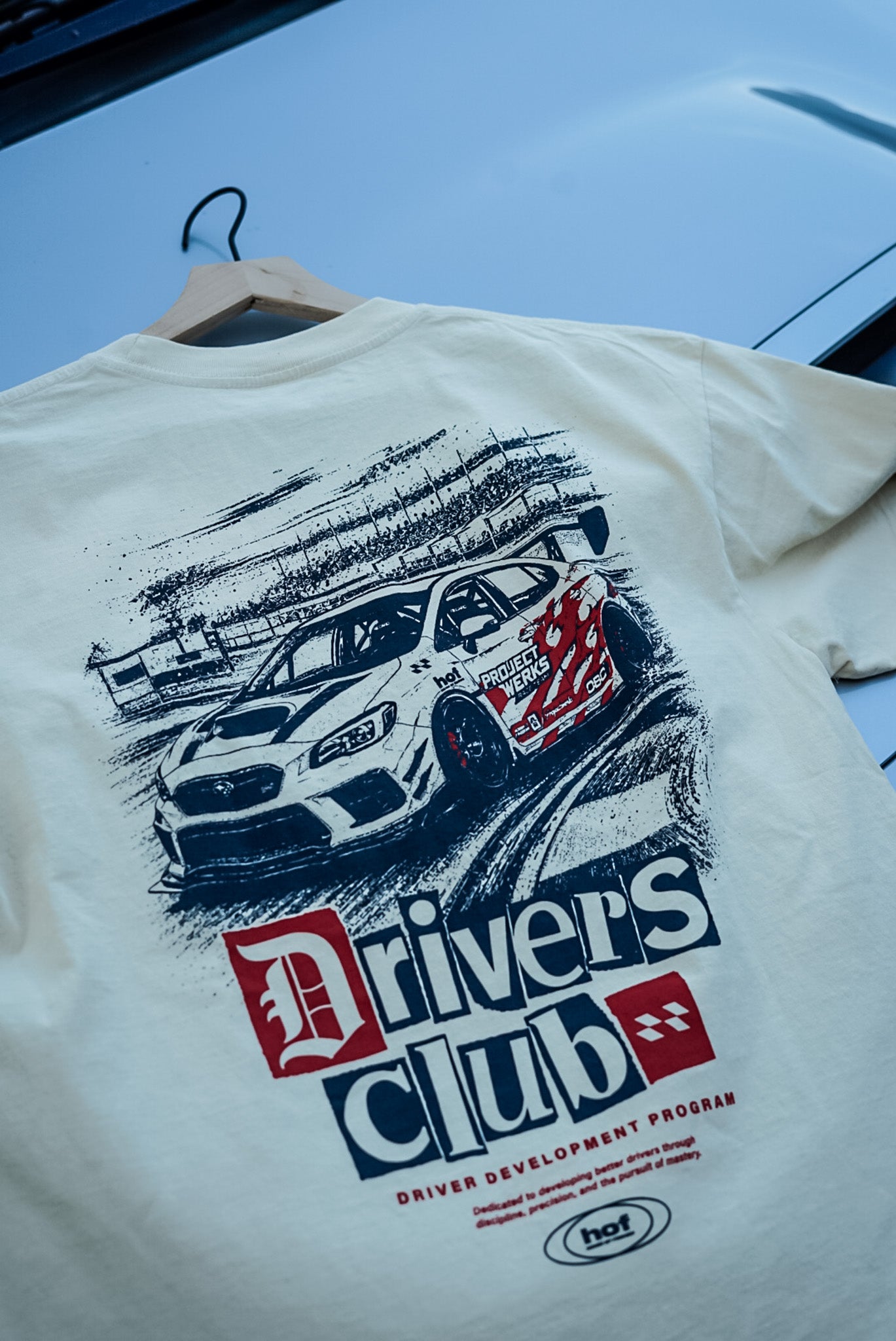 Driver Club Cream Boxy Tee