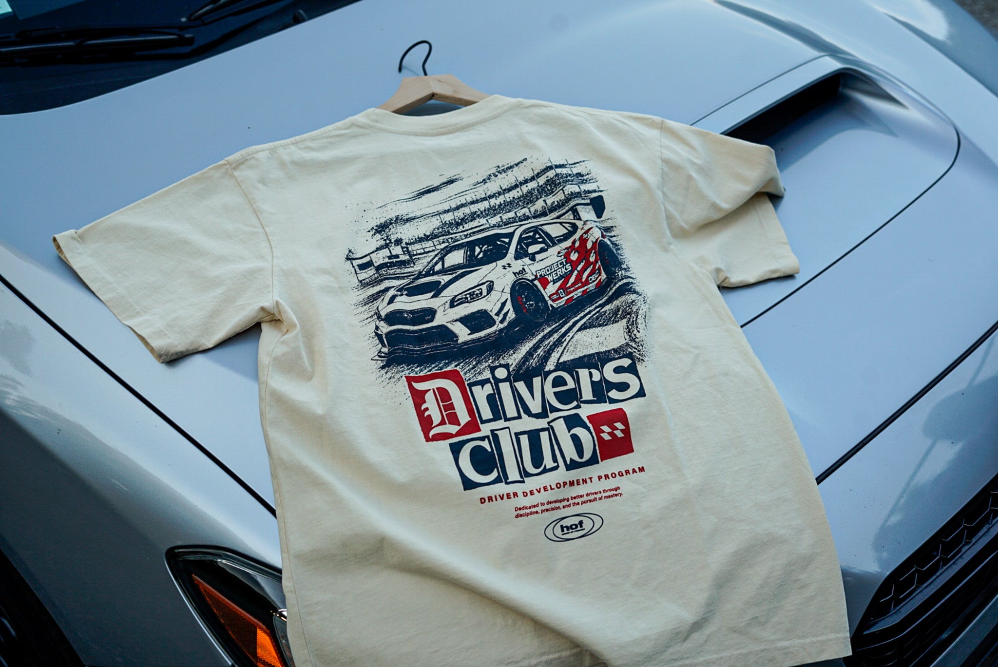 Driver Club Cream Boxy Tee