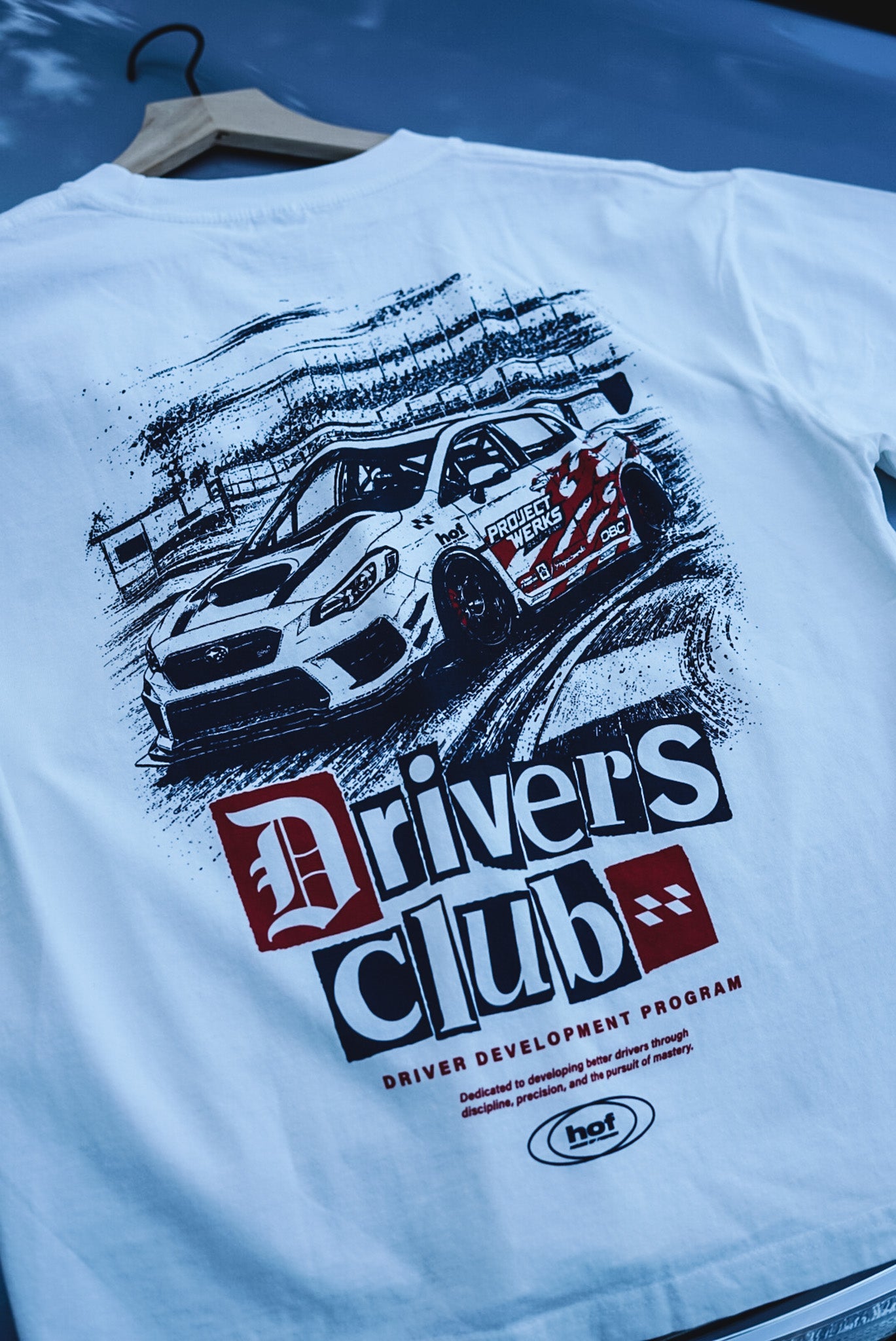 Driver Club White Boxy Tee