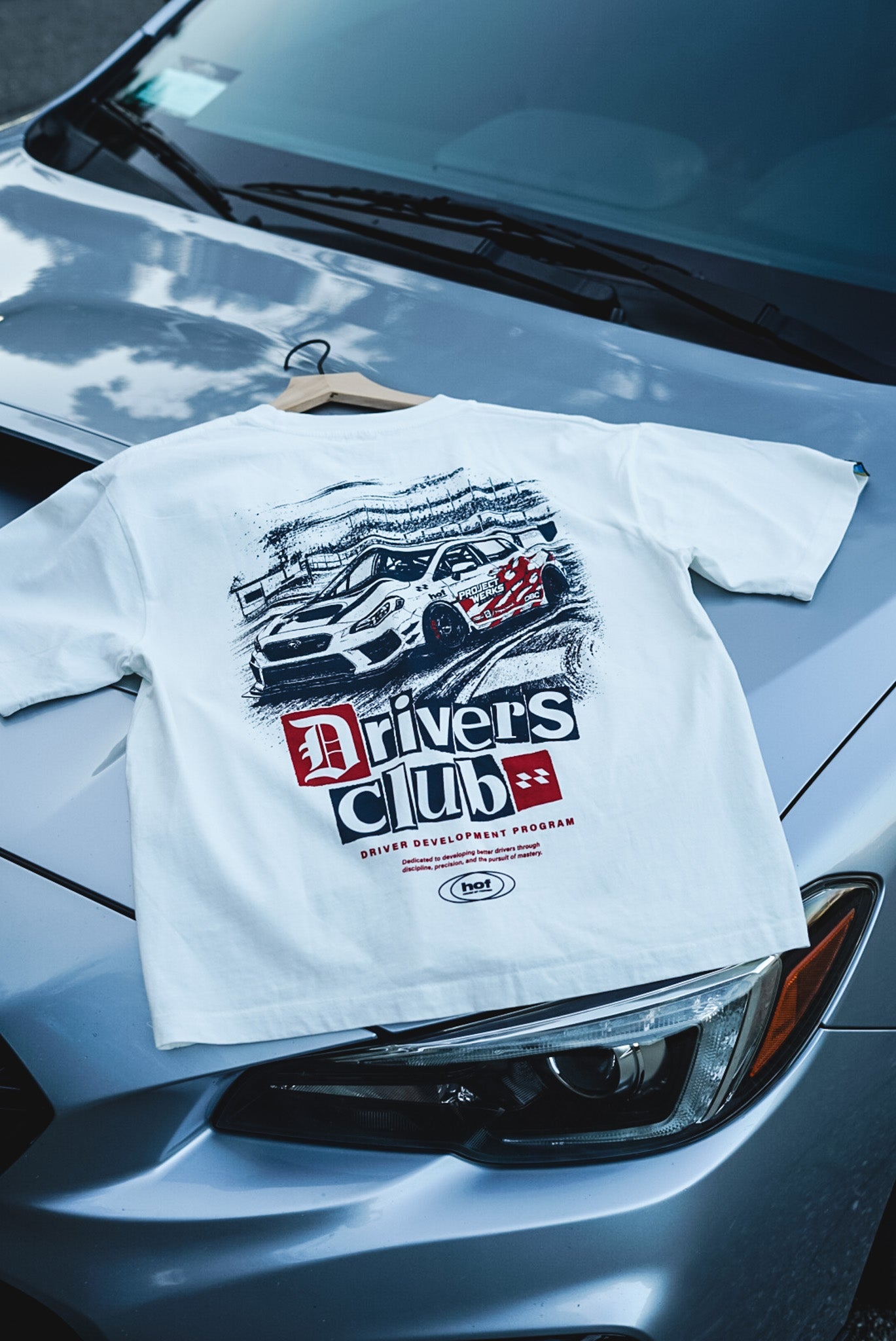 Driver Club White Boxy Tee
