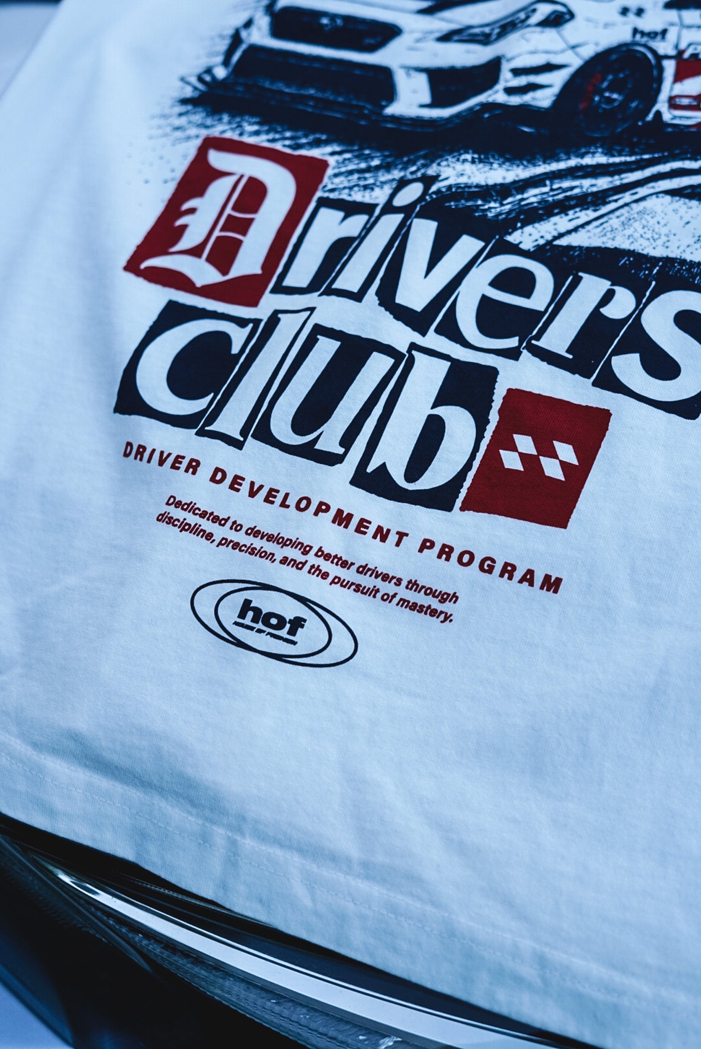 Driver Club White Boxy Tee