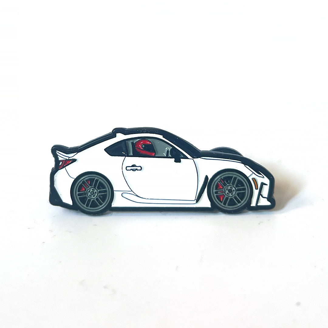 White "BRZ" Pin