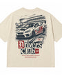 Driver Club Cream Boxy Tee