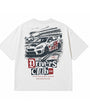 Driver Club White Boxy Tee